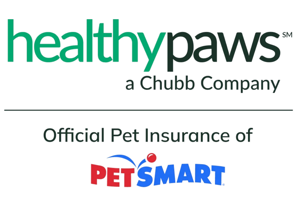 Healthy Paws transparent Petsmart stacked logo